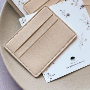ของชําร่วยงานศพ ซองหนังใส่บัตรแนวนอน